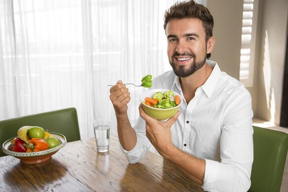 Verduras y frutas para una buena potencia.